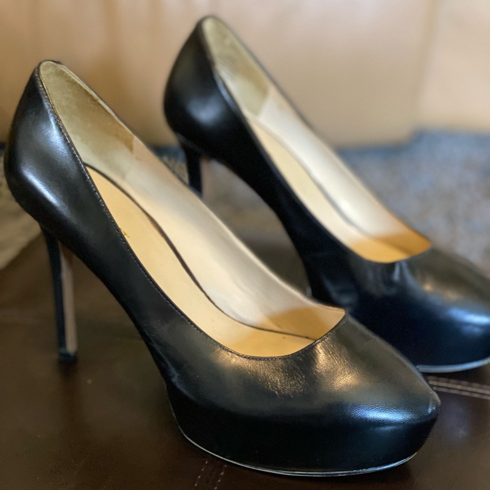 Nine West Black Platform Pumps